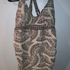 Maternity swimsuit tankini and skirt set